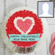 Happy Valentines Day Cake With Name