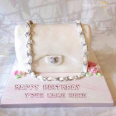 Handbag Cake For Birthday Girl With Name