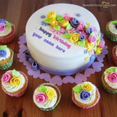 Beautiful 3D Birthday Cake With Name