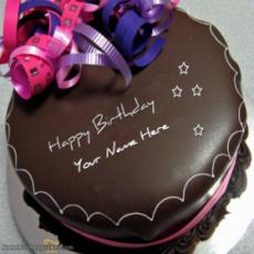Happy Birthday Chocolate Cake With Name