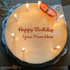 Birthday Cake Candles Sparklers With Name