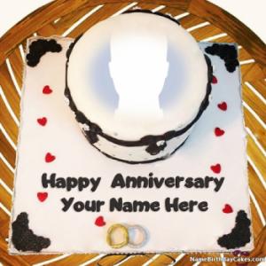 50 Best Happy  Anniversary  Cake With Name  and Photo
