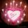Heartshaped Birthday Candle Cake With Name