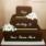 Chocolate Shaped Birthday Cake With Name