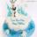 Frozen Olaf Birthday Cake Image With Name