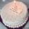 Ice Cream Candle Birthday Cake With Name