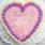 Pink Heart Cake Name Picture
