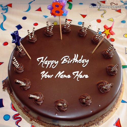 Happy 8th Birthday Cake Images