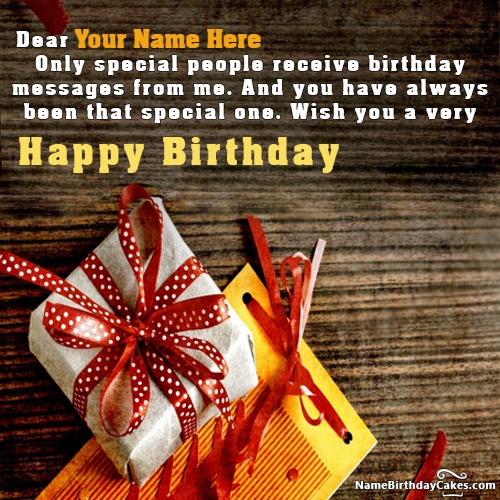 Write Name On Amazing Birthday Wishes For Sister
