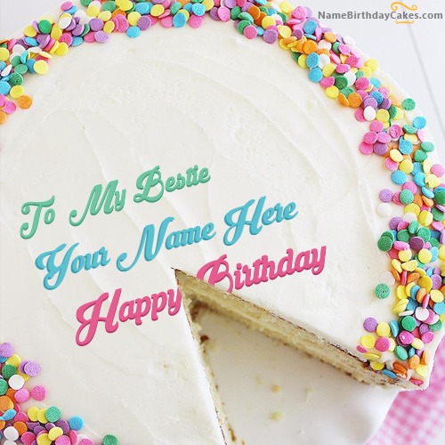 Beautiful Birthday Cake Picture With Name