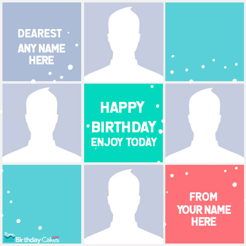 Best Happy Birthday Photo Collage With Name