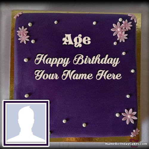 Add Name & Age On Birthday Cakes {Free}