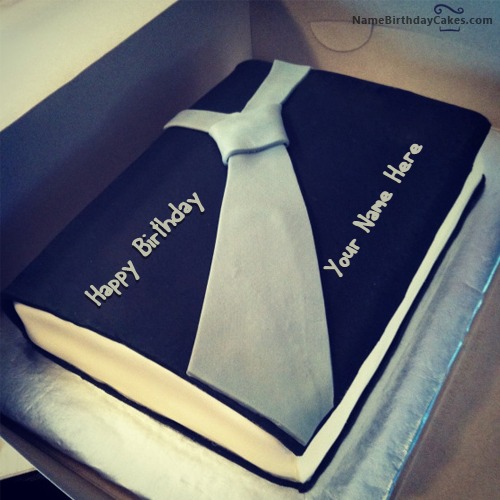 Birthday Cake For Businessman With Name