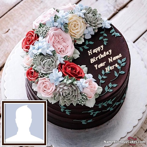 Easy Chocolate Birthday Cake Images With Name