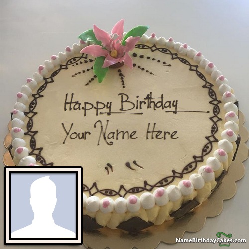 Creative Image Of Birthday Cake With Name