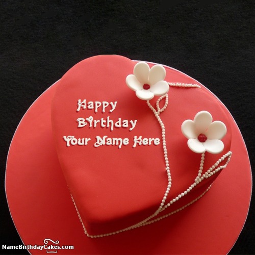Famous Happy Birthday Red Velvet Cake Images With Name