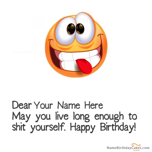 Funny Birthday Wishes For Friend With Name