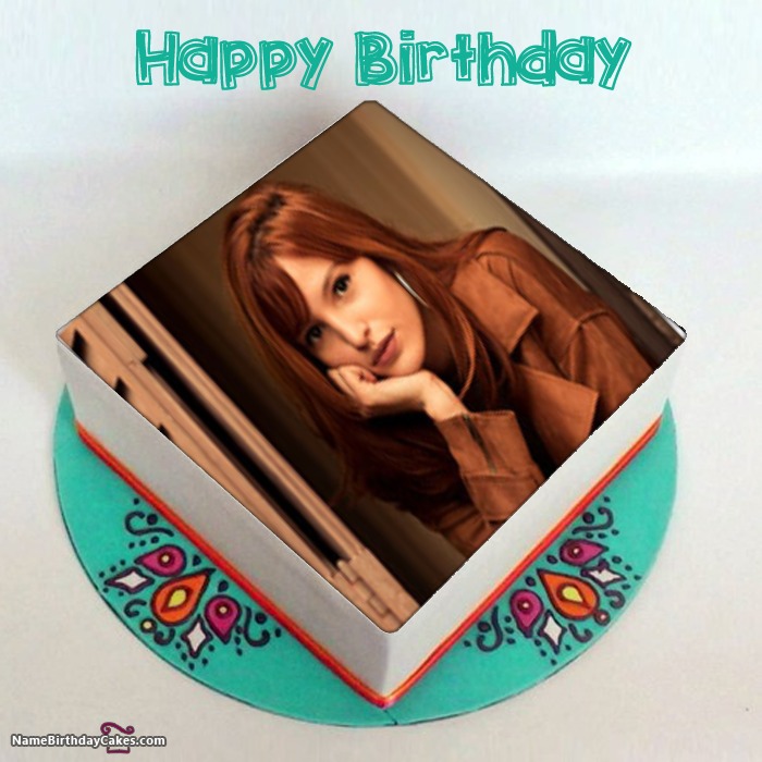 Happy Birthday Cake With Photo Upload