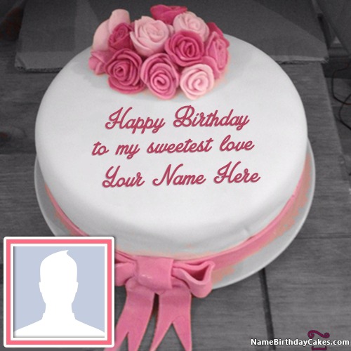 Happy Birthday My Love Cake With Name