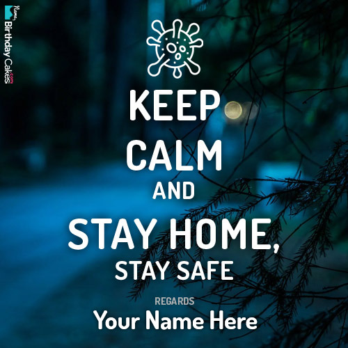 Keep Calm And Stay Home - Coronavirus Awareness