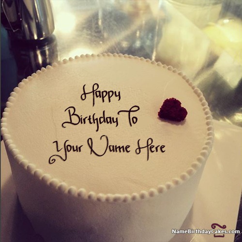 Happy Birthday Name Cake Edit Option