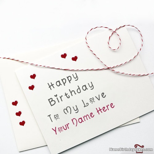 Lovely Happy Birthday Card For Lover
