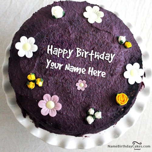 Write Name On Lovely Cake Now