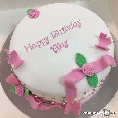 ❤️ Vanilla Birthday Cake For Ajay Baby