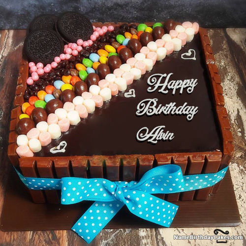 Happy Birthday Alvin Cakes, Cards, Wishes