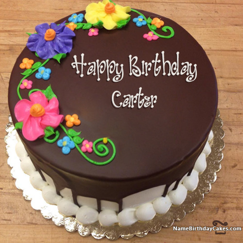 Happy Birthday Carter Cakes Cards Wishes