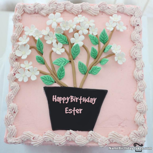 Happy Birthday Ester Cakes, Cards, Wishes