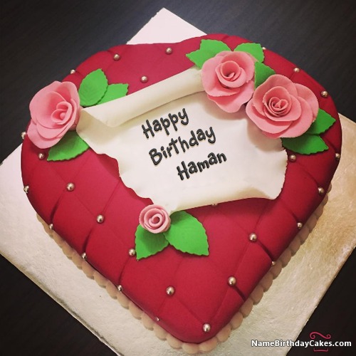 Happy Birthday Haman Cakes, Cards, Wishes
