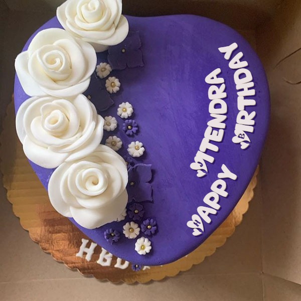 ❤️ Colorful Flowers Birthday Cake For Jitender Ji