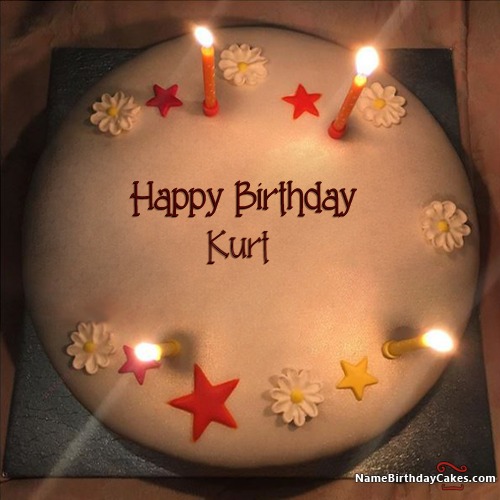 Happy Birthday Kurt Cakes Cards Wishes
