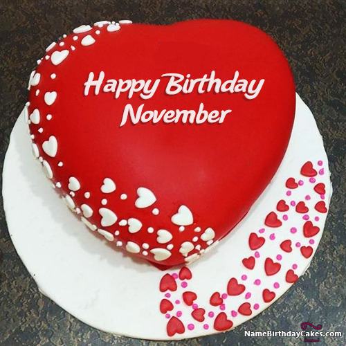 happy november birthday cake
