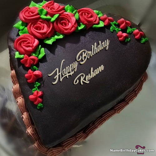 Happy Birthday Resham Cakes, Cards, Wishes