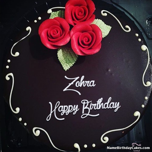 Happy Birthday Zohra Cakes, Cards, Wishes