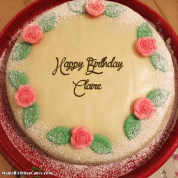 Image result for Birthday cake for Claire