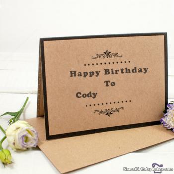 Happy Birthday Cody - Video And Images