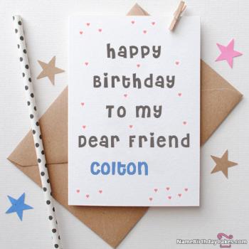 Happy Birthday Colton - Video And Images