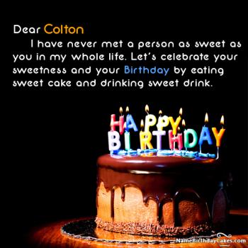 Happy Birthday Colton - Video And Images