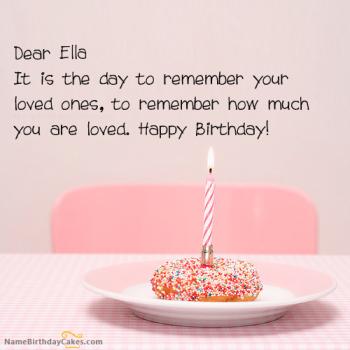 Happy Birthday Ella - Video And Images