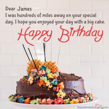 Happy Birthday James - Video And Images