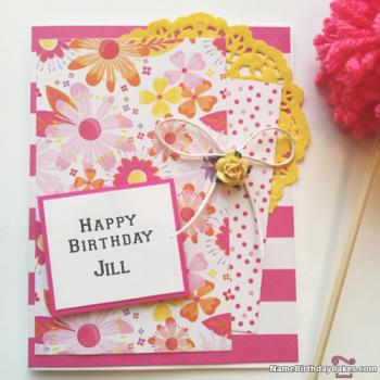 Fresh 60 Name On Happy Birthday Card