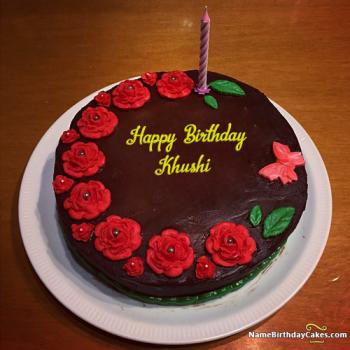 Happy Birthday Khushi Cake