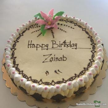 Happy Birthday Zainab Video And Images In 2018 Name Happy