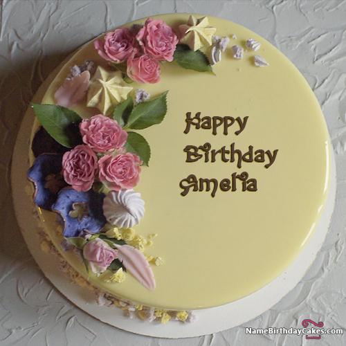 Happy Birthday Amelia Cake - Download & Share