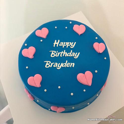 Happy Birthday Brayden Cake Images - Download & Share