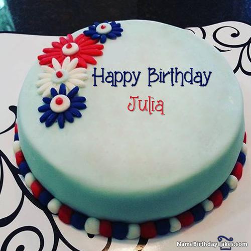 Happy Birthday Julia Cake Images Download & Share