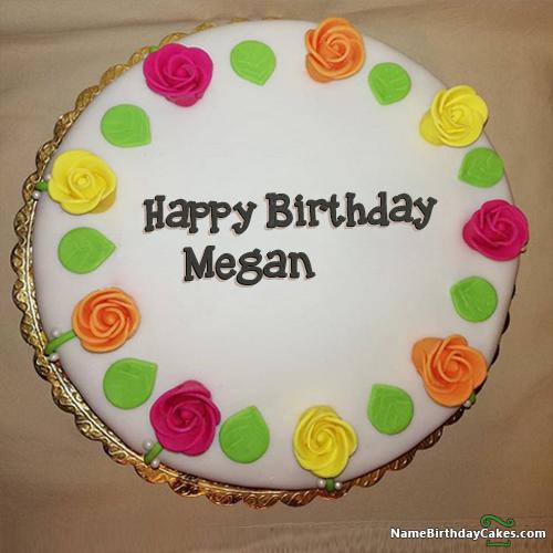 Happy Birthday Megan Cake Images Download & Share